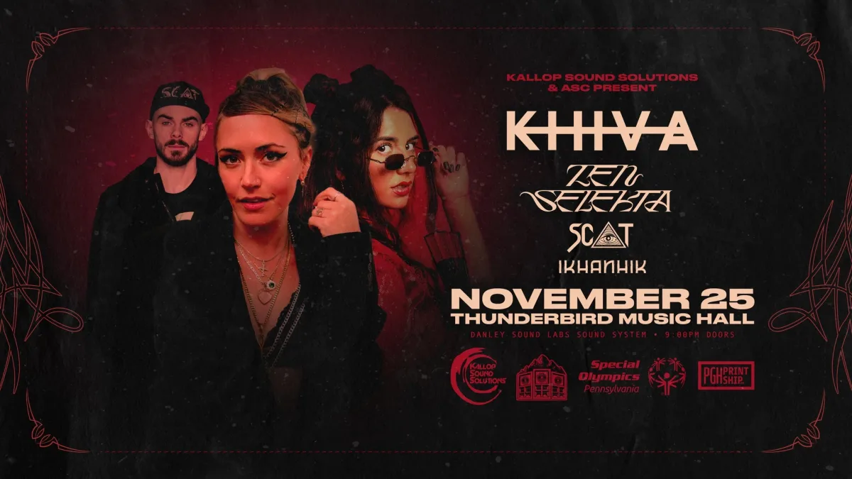 Kallop Sound Solutions & Appalachian Sound Culture Present: KHIVA with Zen Selekta @ Thunderbird