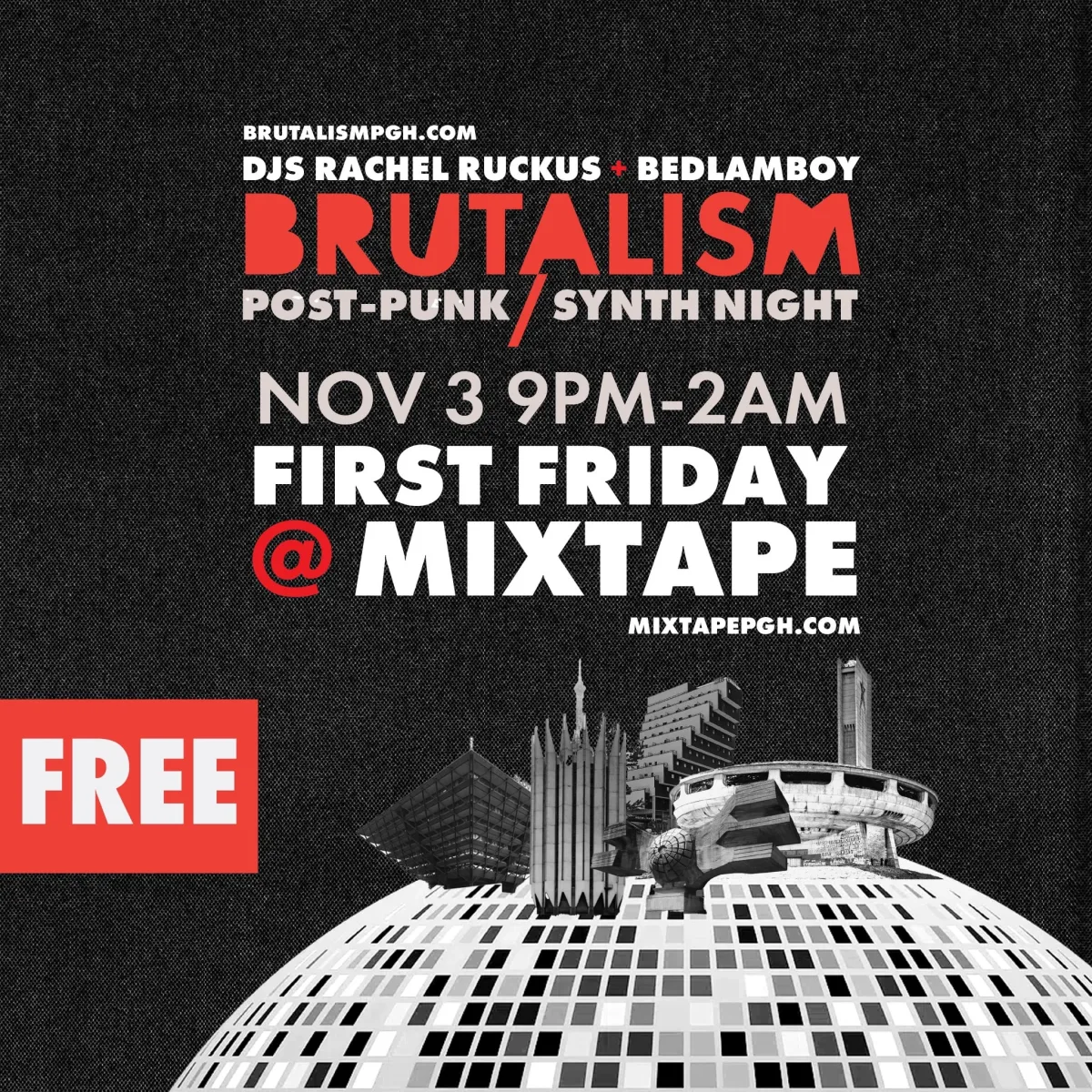 BRUTALISM Unblurred: A PETRICHOR Art Scene Magazine Launch Party @ Mixtape