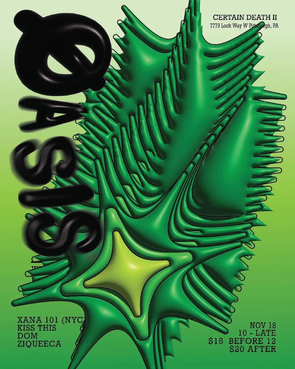 OASIS w/ XANA 101 (NYC), Kiss This, Dom, Ziqueeca @ Certain Death II