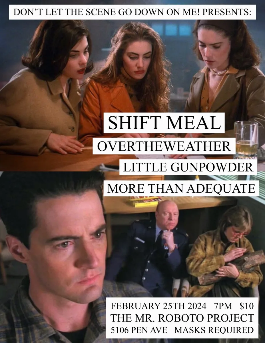 Shift Meal w/ overtheweather + Little Gunpowder + More Than Adequate @ Roboto Project