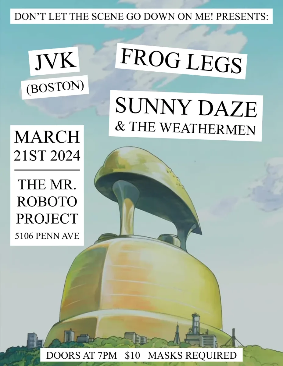 JVK w/ Frog Legs + Sunny Daze & The Weathermen @ Roboto Project