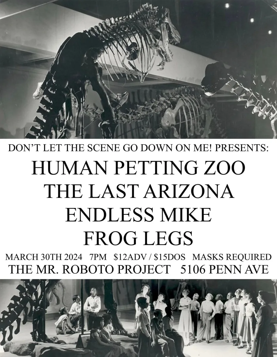 Human Petting Zoo + The Last Arizona w/ Endless Mike + Frog Legs @ Roboto Project