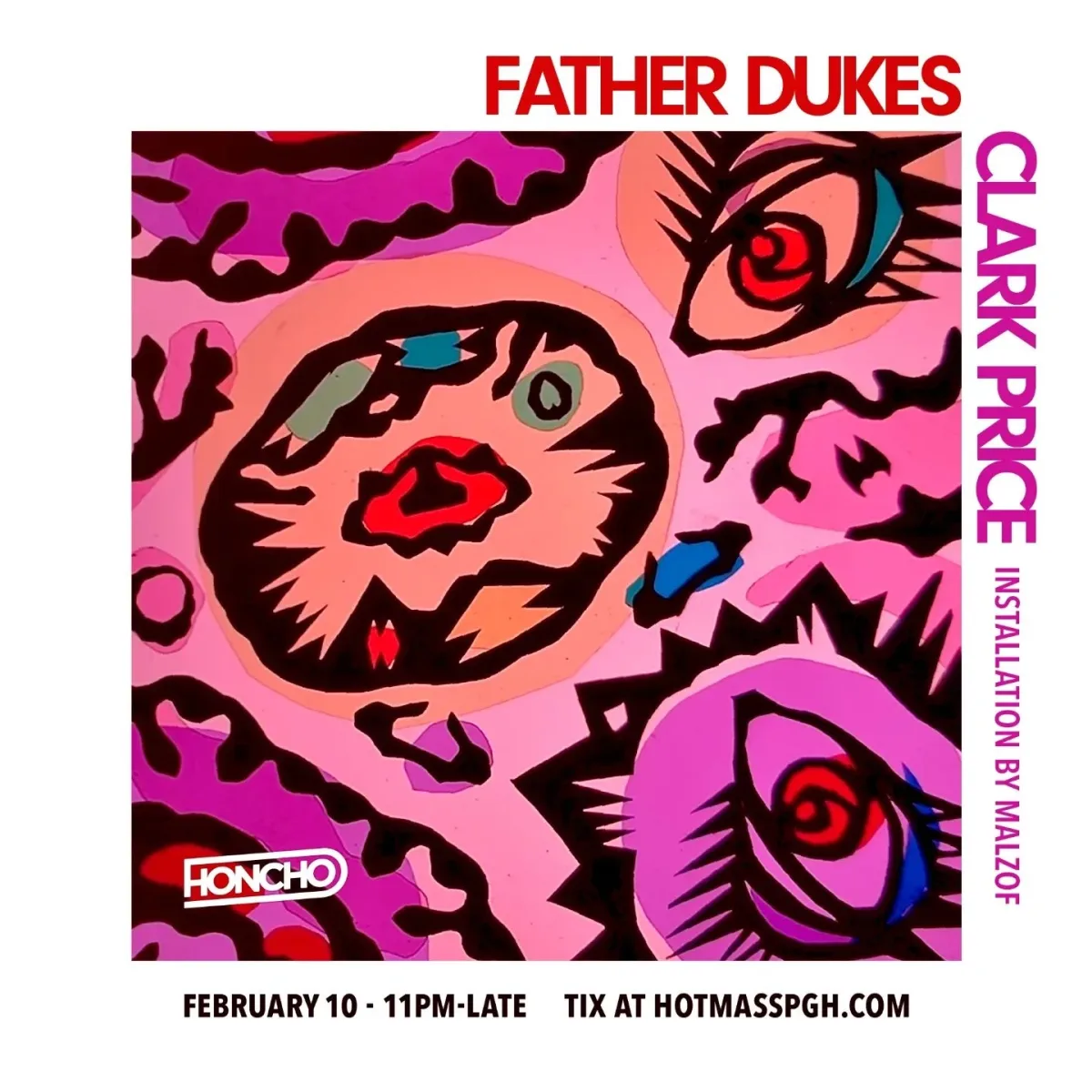 Honcho with Father Dukes & Clark Price @ Club Pittsburgh