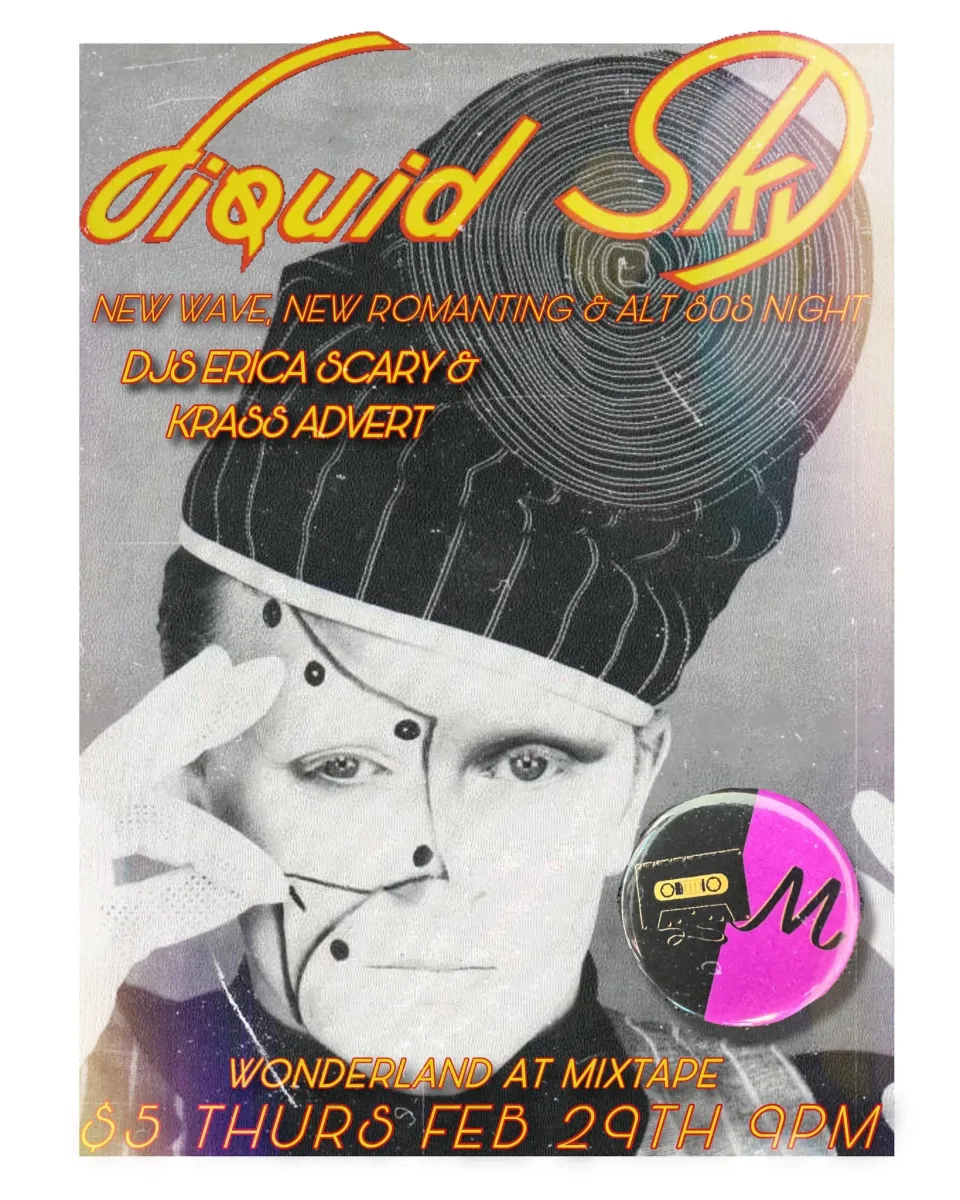 LIQUID SKY  NEW WAVE, NEW ROMANTIC & ALT 80s NIGHT @ Mixtape