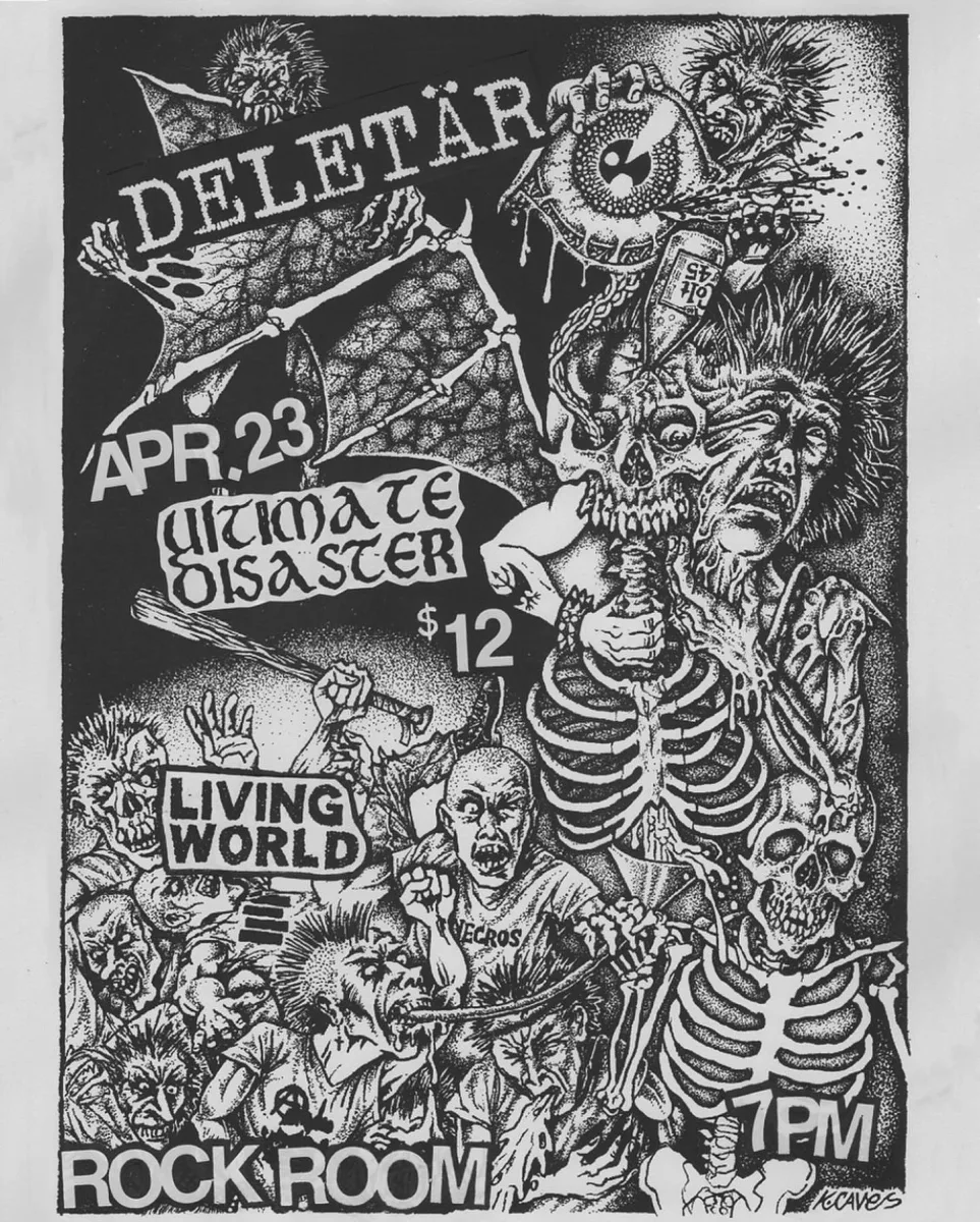 Deletar, Ultimate Disaster, Living World @ Rock Room