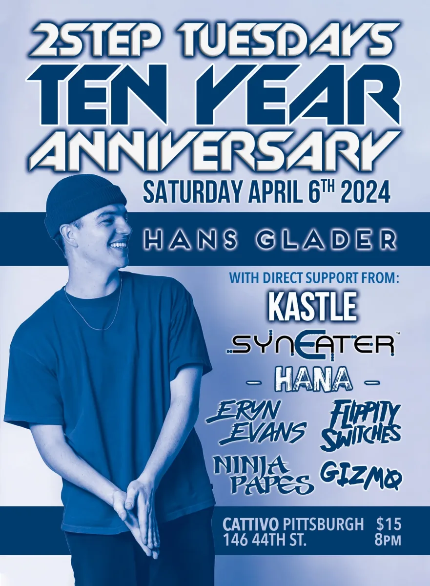 2Step Tuesdays presents HANS GLADER - 10 Year Anniversary Party! @ Cattivo