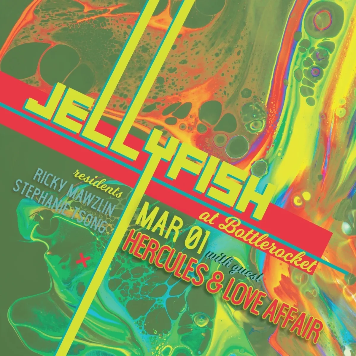 JELLYFISH w/ Hercules and Love Affair @ Bottlerocket Social Hall