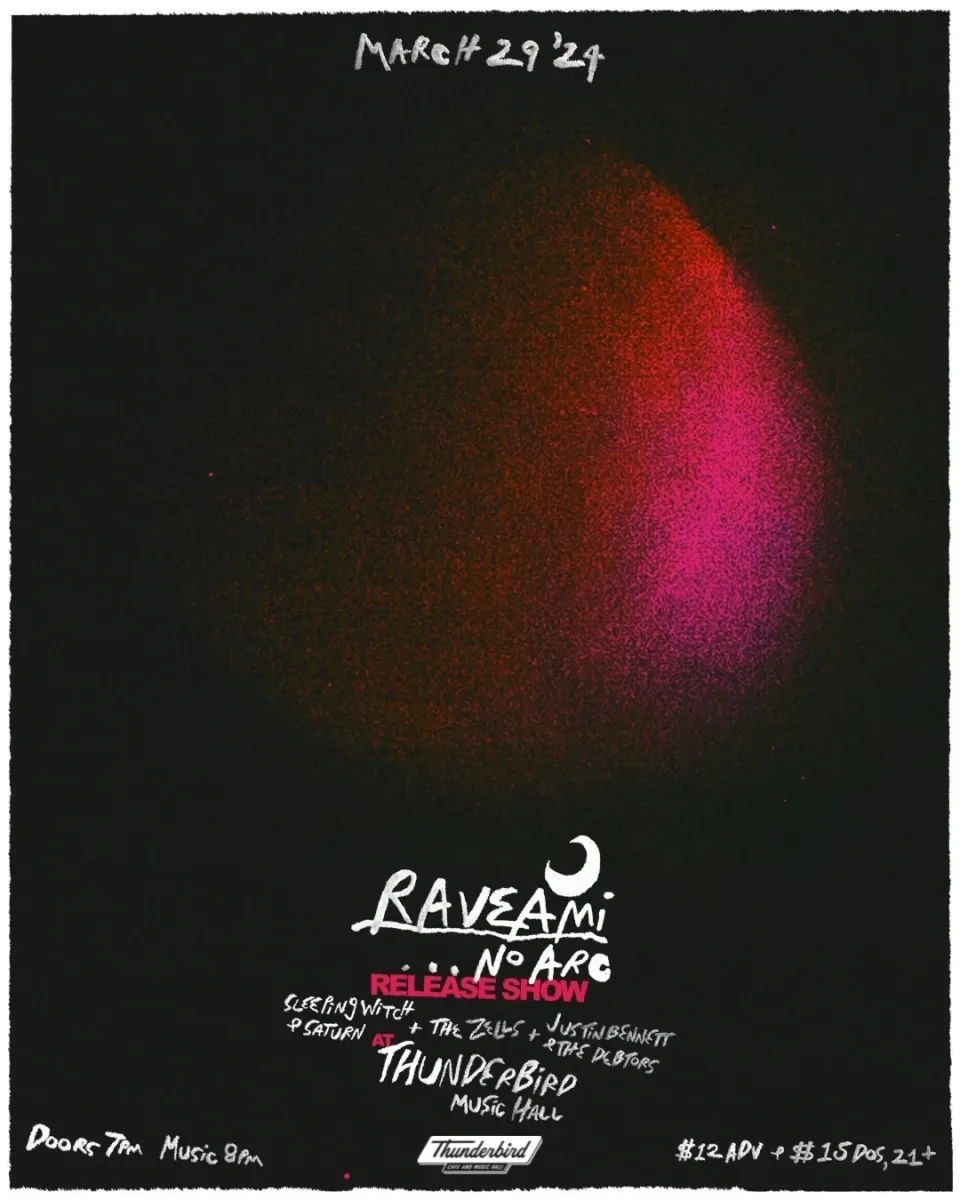 Rave Ami with Sleeping Witch & Saturn, The Zells, and Justin Bennett & the Debtors @ Thunderbird