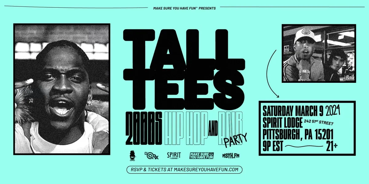 Tall Tees: 2000s Hip Hop and R&B Party @ Spirit