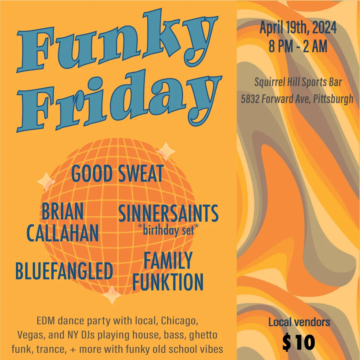 Funky Friday @ Squirrel Hill Sports Bar