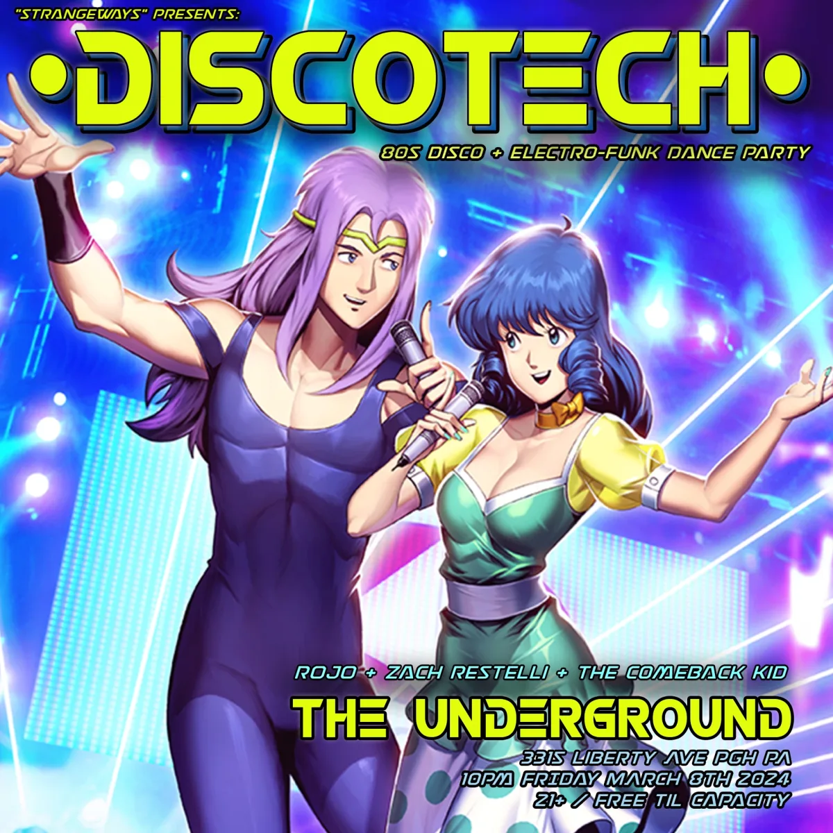 •DiSCOTECH• 8Os Disco + ElectroFunk Dance Party @ The Underground