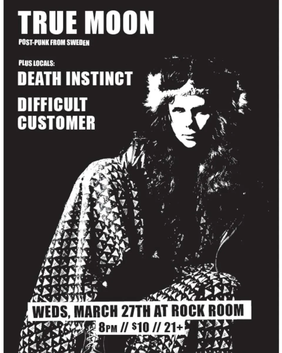 TRUE MOON, Death Instinct, Difficult Customer @ Rock Room