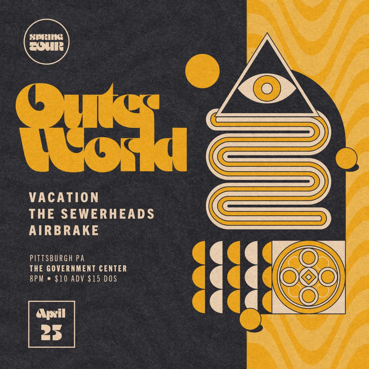 Outer World, Vacation, The Sewerheads, Airbreak @ The Government Center