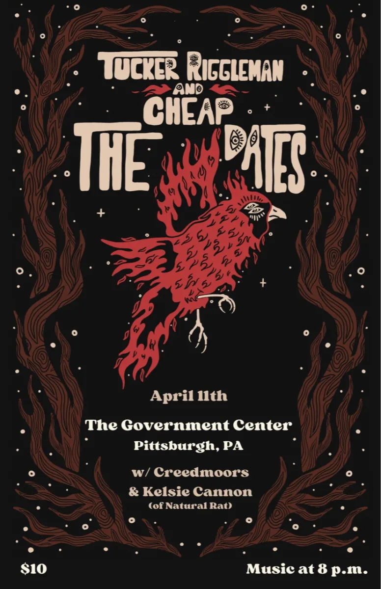 Tucker Riggleman and The Cheap Dates / Creedmoors / Kelsie Cannon (Natural Rat) @ The Government Center