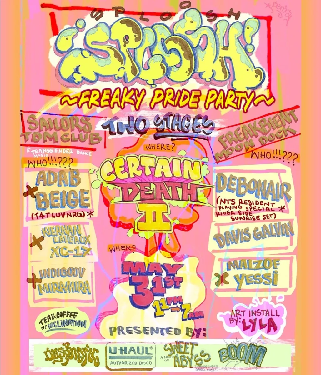 SPLOOSH!  Freaky Pride Party @ Certain Death II