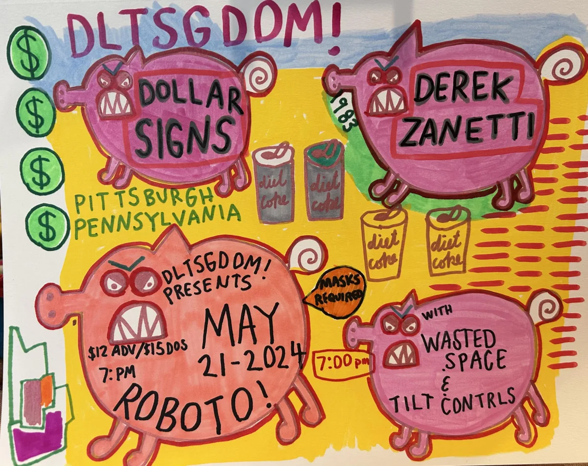 Dollar Signs, Derek Zanetti, Wasted Space, Tilt Contrls @ Roboto Project