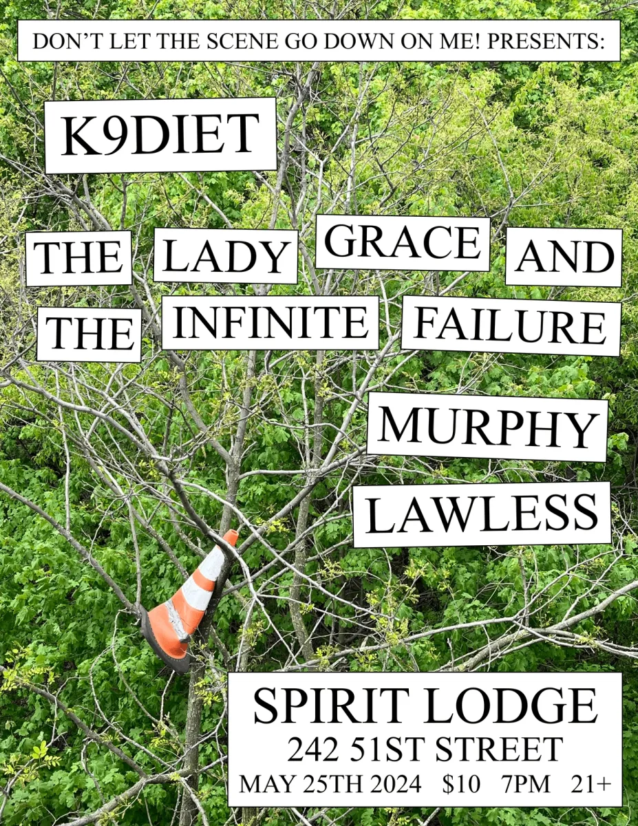K9diet, The Lady Grace and The Infinite Failure, Murphy Lawless @ Spirit
