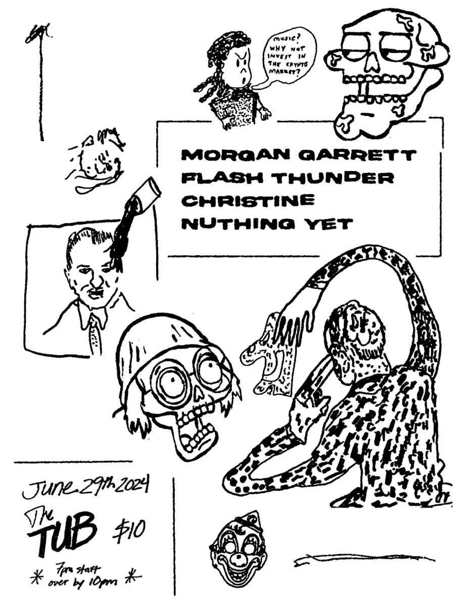 Morgan Garrett, Flash Thunder, Christine, Nuthing Yet @ The Tub