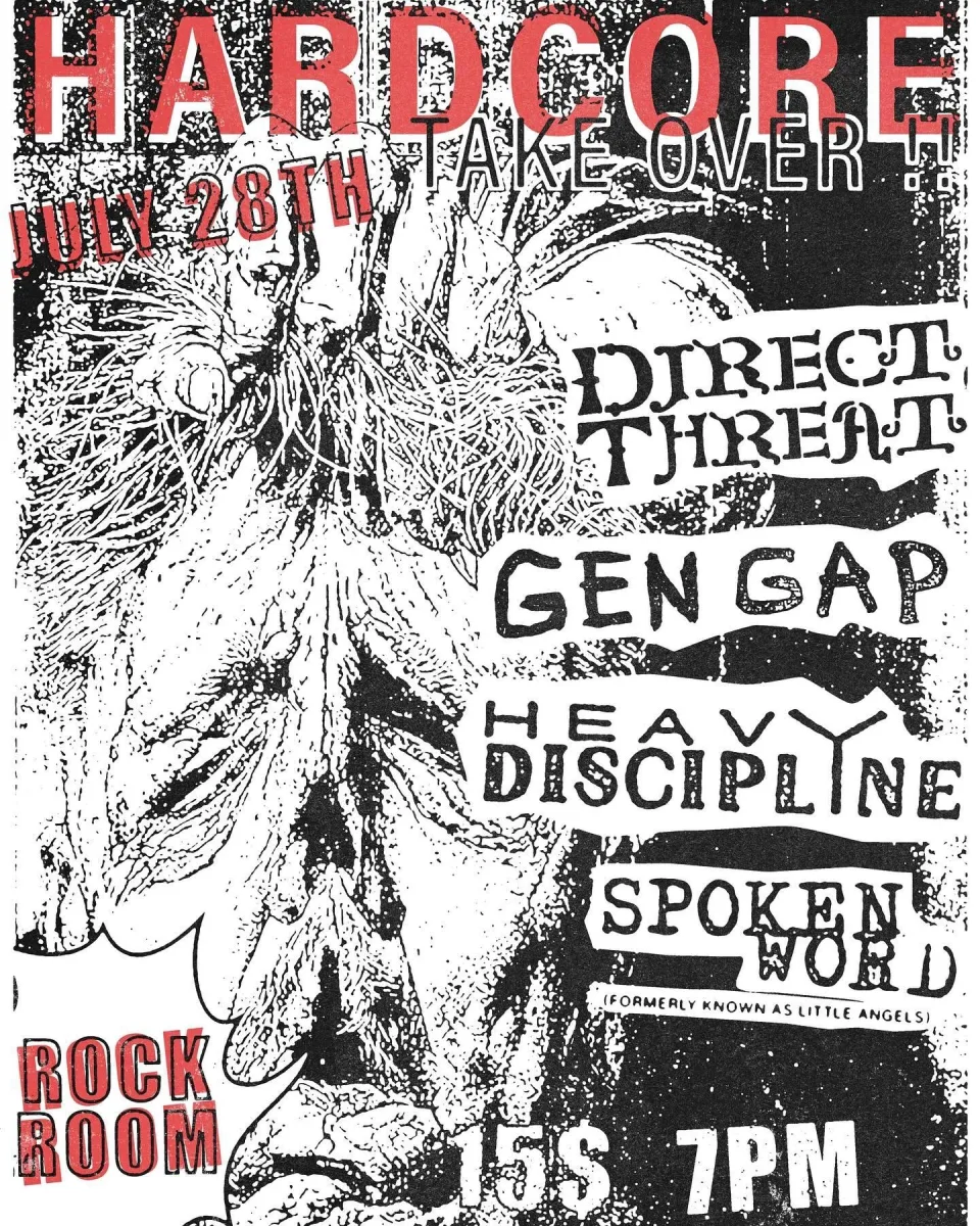 Direct Threat, Gen Gap, Heavy Discipline, Spoken Word @ Rock Room