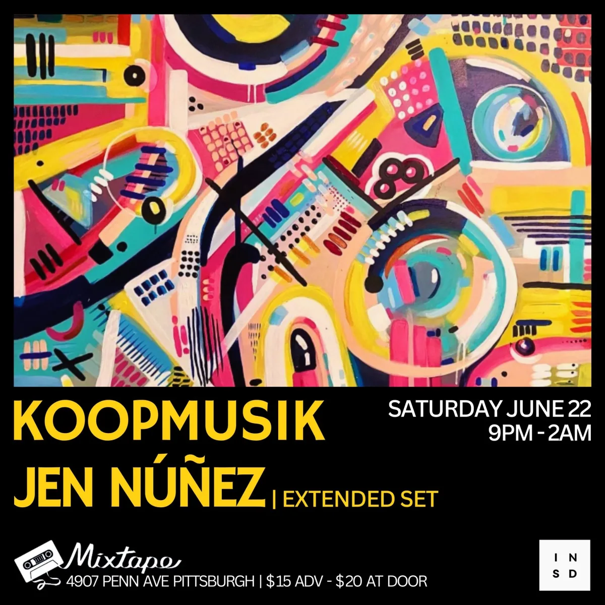 InnerSound Presents Koopmusik and Jen Núñez at Mixtape @ Mixtape