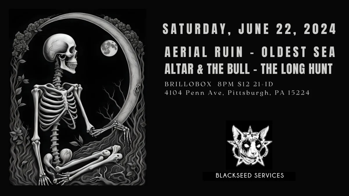 Aerial Ruin, Oldest Sea, Altar & The Bull, The Long Hunt @ Brillobox