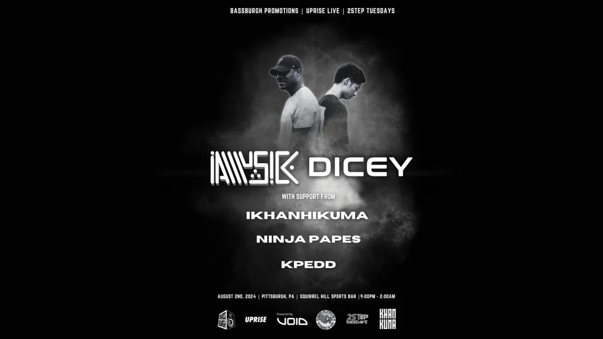 Iammusick x Dicey ft. Ikhanhikuma, Ninja Papes & Kpedd @ Squirrel Hill Sports Bar