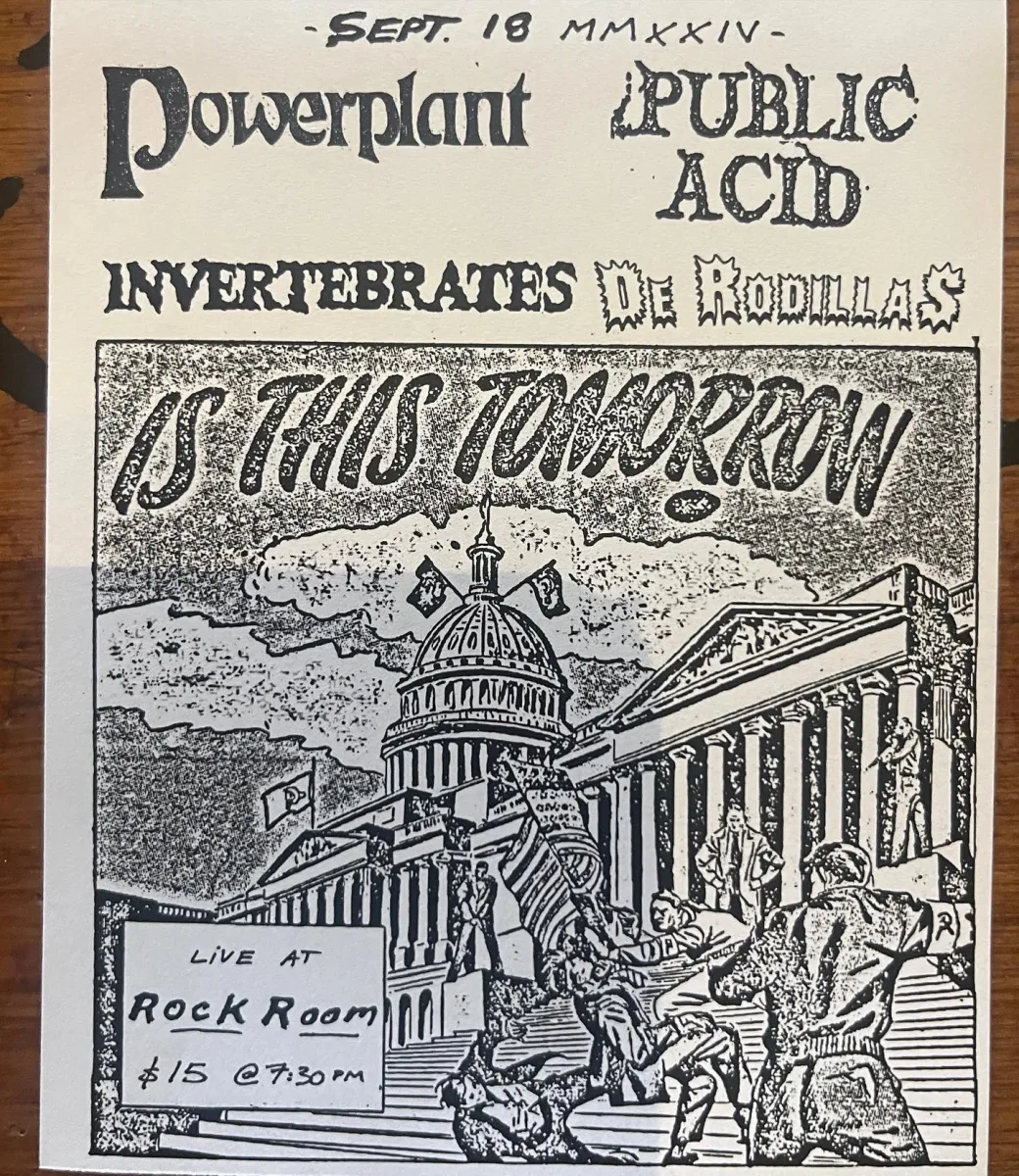 Powerplant, Public Acid, Invertebrates, De Rodillas @ Rock Room
