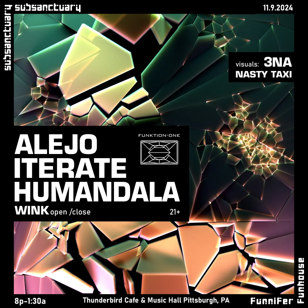 Alejo, Iterate, Humandala @ Thunderbird