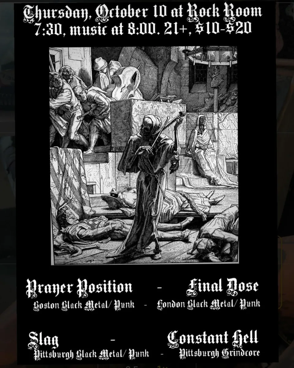 Prayer Position, Final Dose, Slag, Constant Hell @ Rock Room
