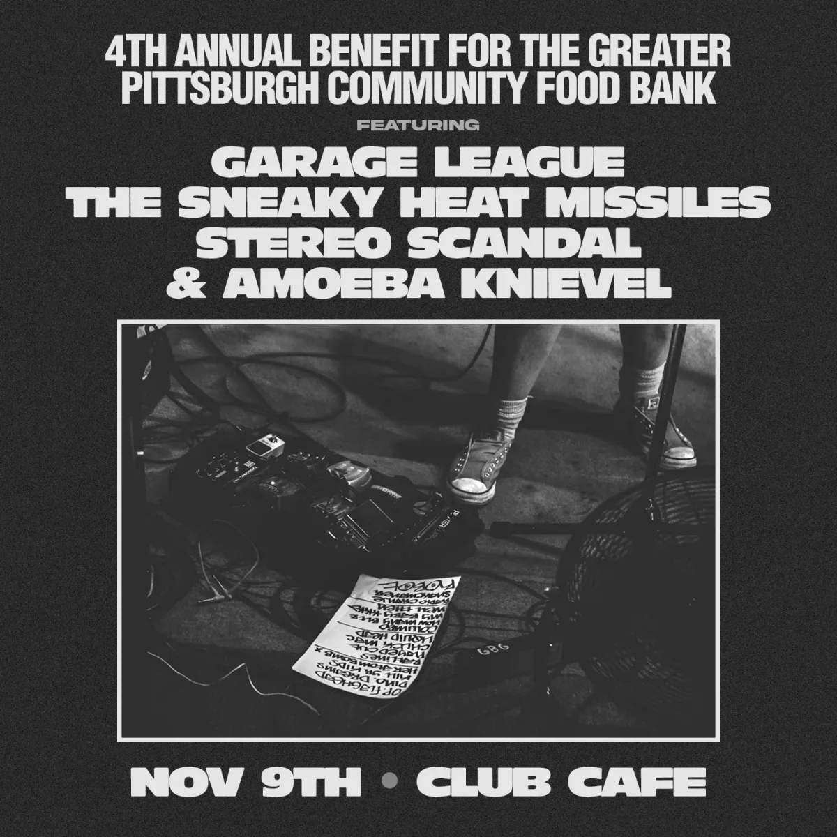 4th Annual PGH Food Bank Benefit @ Club Cafe