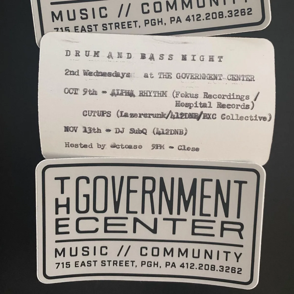 DRUM & BASS NIGHT w/ Alpha Rhythm, Cutups @ The Government Center