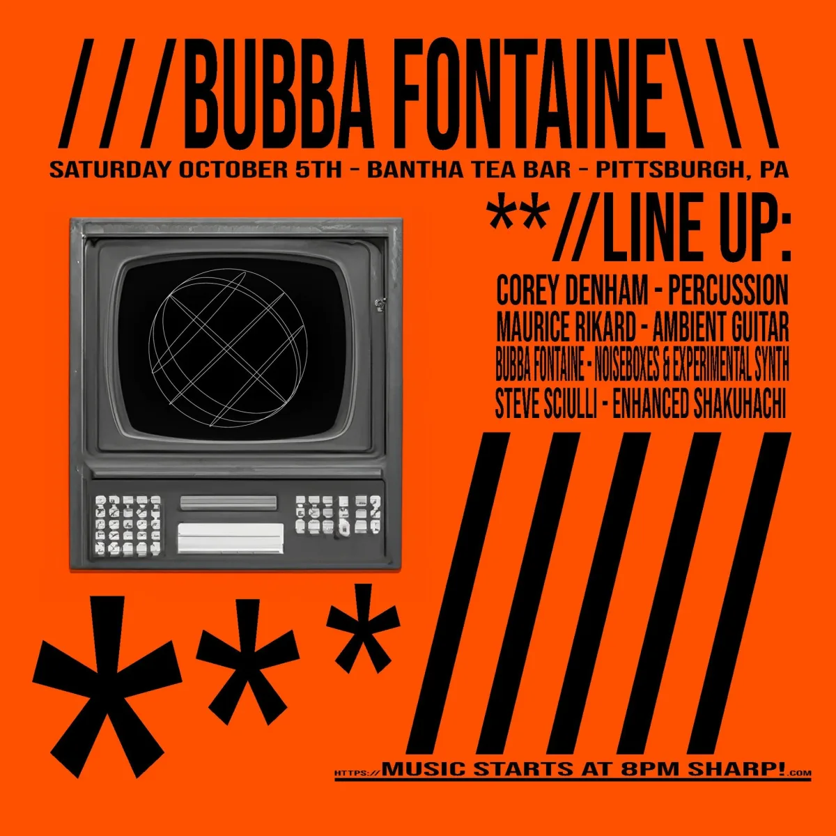 Bubba Fontaine, Corey Denham, Maurice Rikard, Steve Sciulli @ Bantha Tea Bar