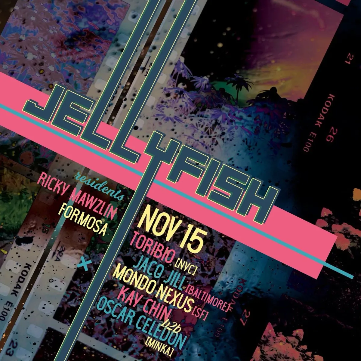 JELLYFISH w/ Toribio, Jacq Jill, Mondo Nexus, + @ Spirit