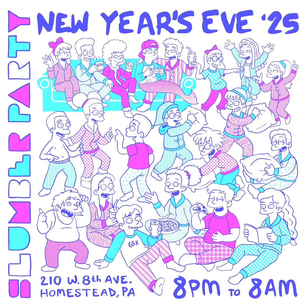 GBX Slumber Party New Year's Eve '25 @ Glitter Box Theater (Homestead)