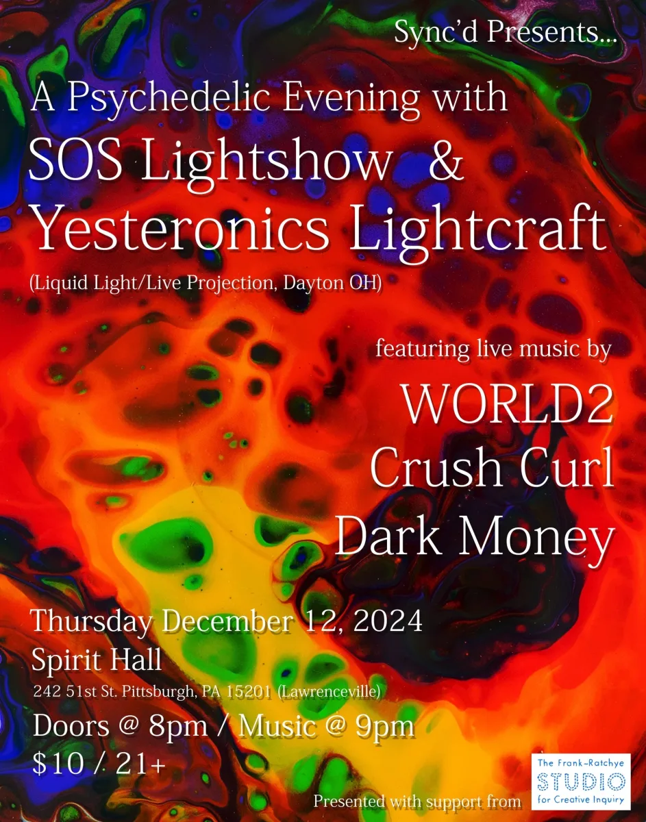 Sync'd presents: A Psychedelic Evening with SOS Lightshow & Yesteronics Lightcraft @ Spirit