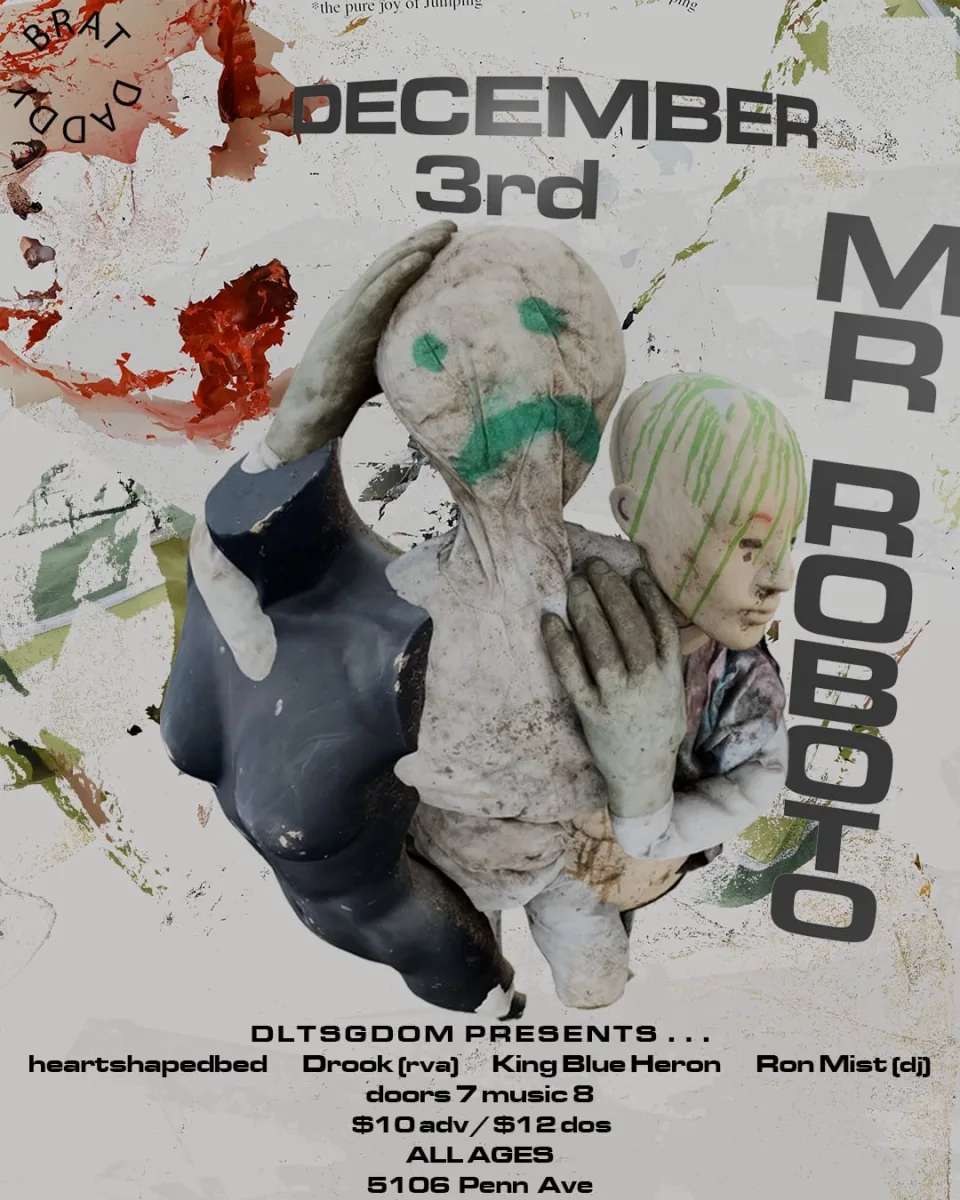 Drook w/ King Blue Heron, Ron Mist, Heartshapedbed @ Roboto Project