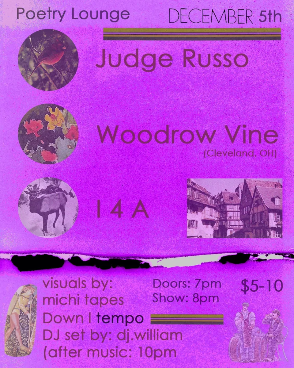 Judge Russo, Woodrow Vine, I4A @ Poetry Lounge