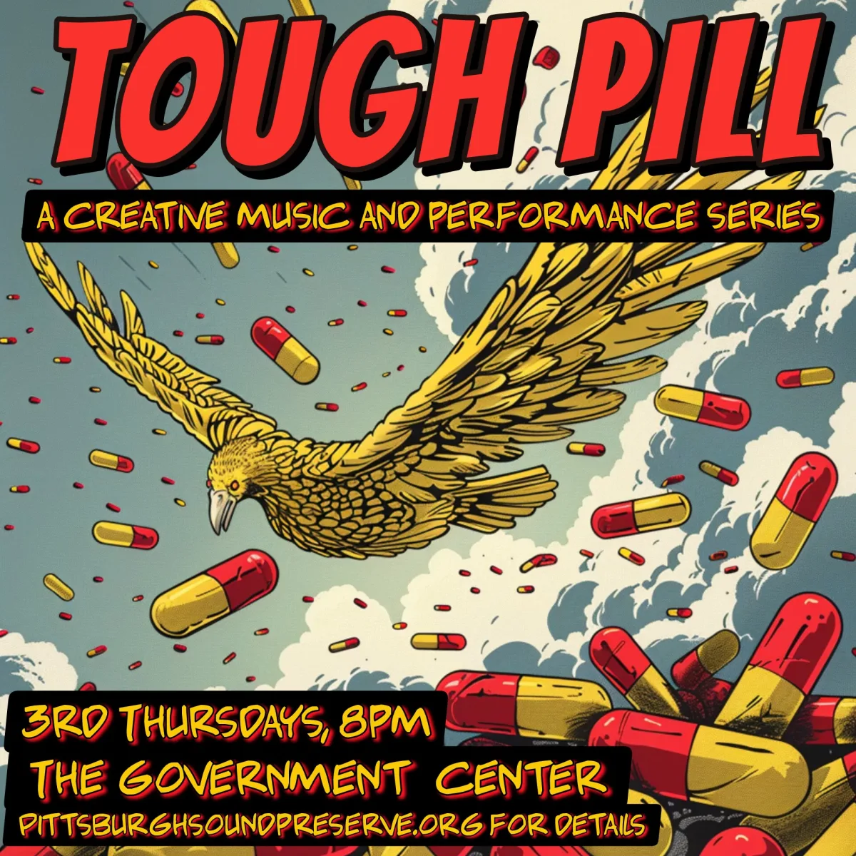 Tough Pill #42 - Joe Paul, songs :: Ben Dumbauld, Contemporary Works for Percussion @ The Government Center