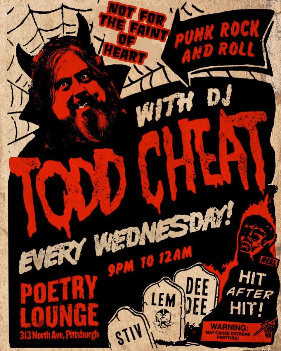 Punk Rock n Roll w/ Todd Cheat @ Poetry Lounge