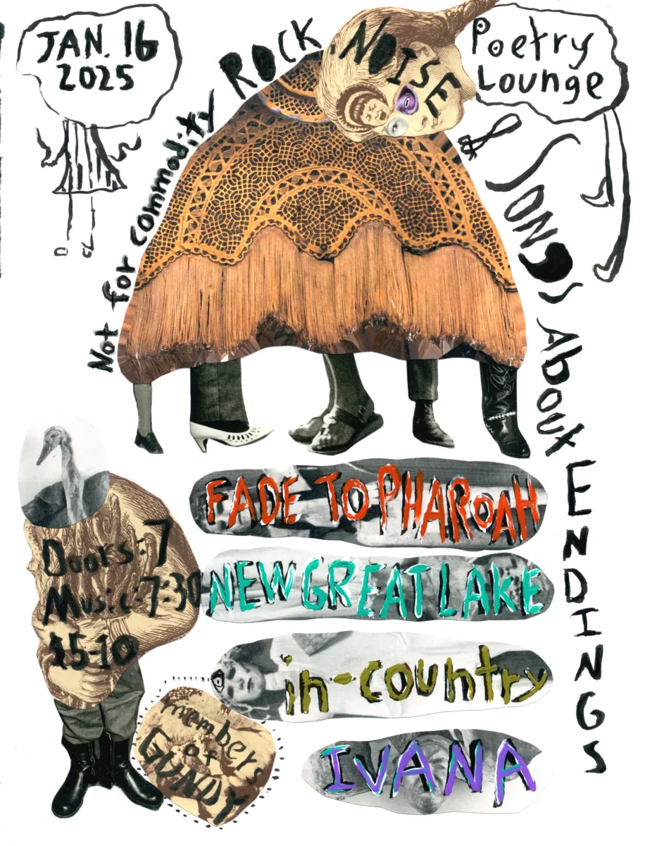Fade to Pharoah // New Great Lake // in-country // Ivana @ Poetry Lounge
