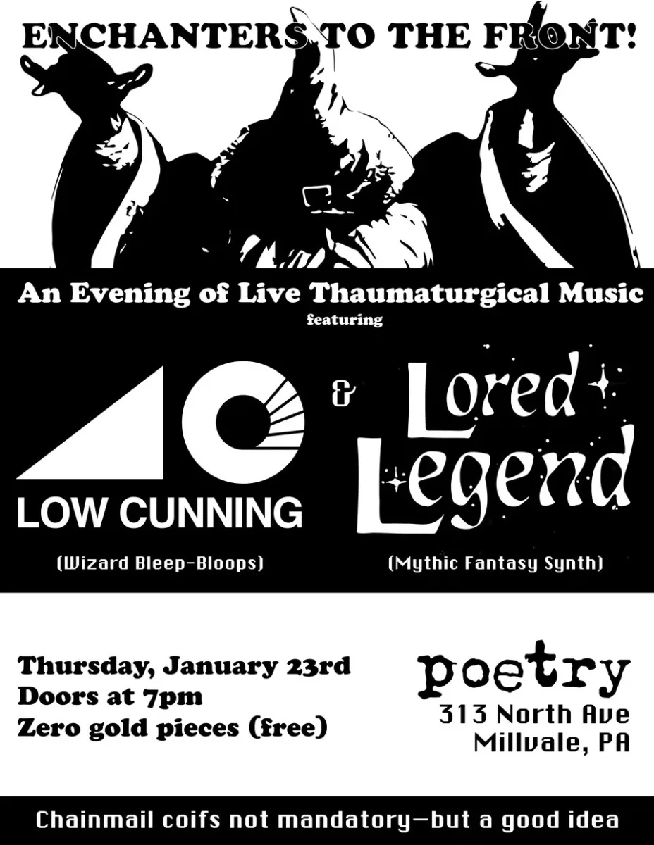 Low Cunning, Lored Legend @ Poetry Lounge