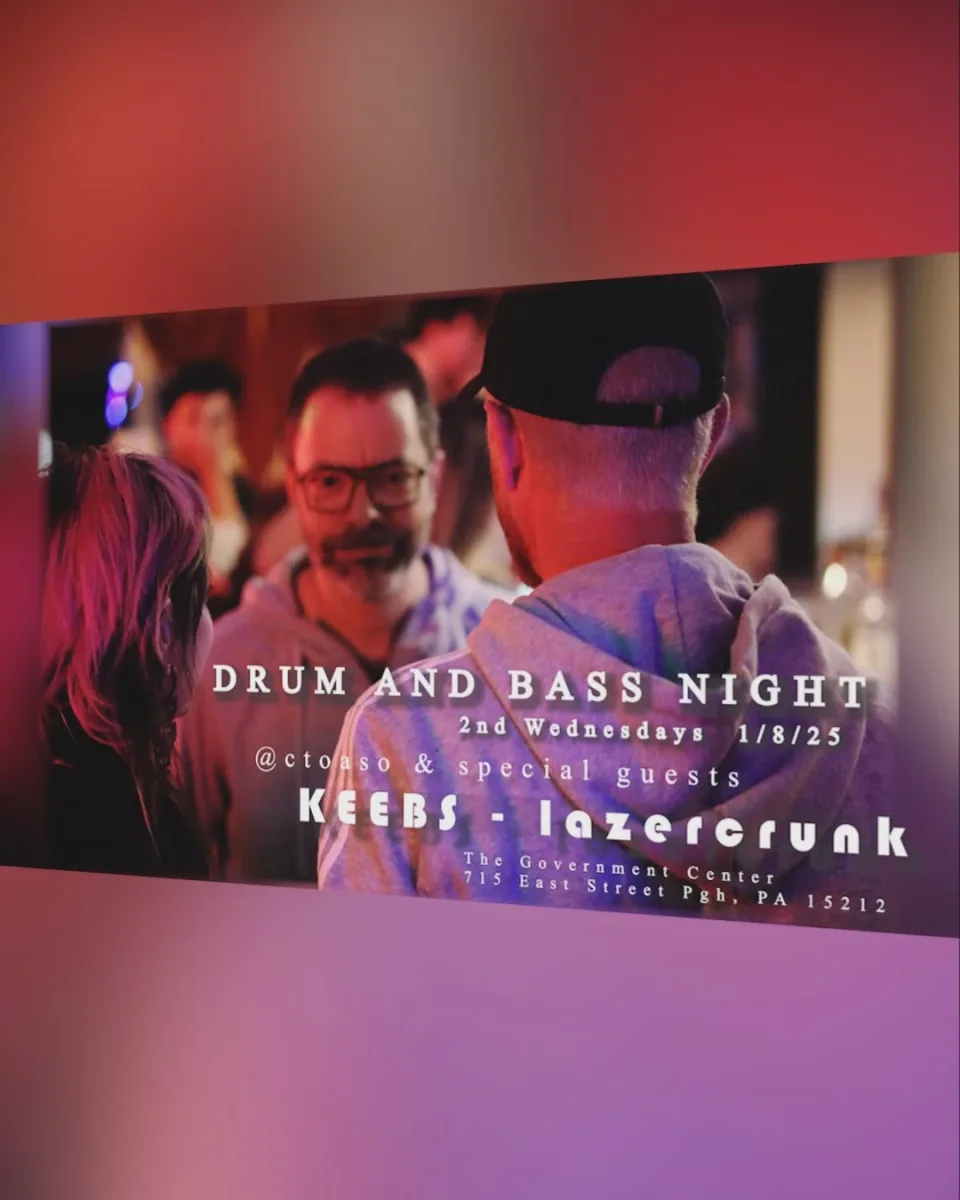 Drum and Bass Night w/ Absolut (Keebs) and Ctoaso @ The Government Center