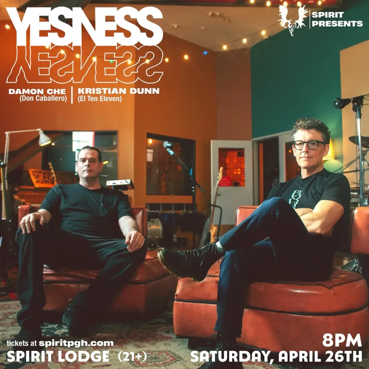 YESSNESS (Kristian Dunn & Damon Che) @ Spirit