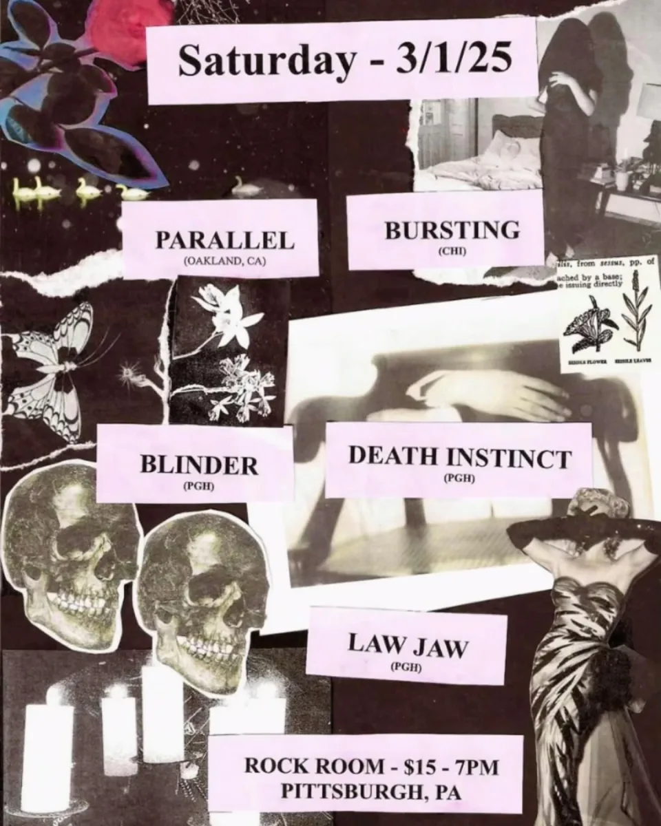 Parallel (CA), Bursting (Chi), Blinder, Death Instinct, Law Jaw @ Rock Room