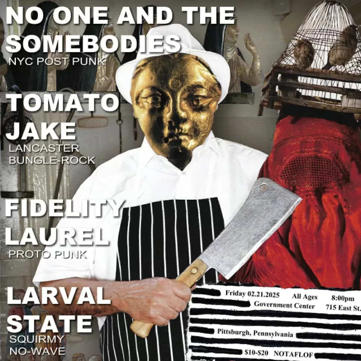 NOATS (NYC), Tomato Jake, Larval State, Fidelity Laurel @ The Government Center