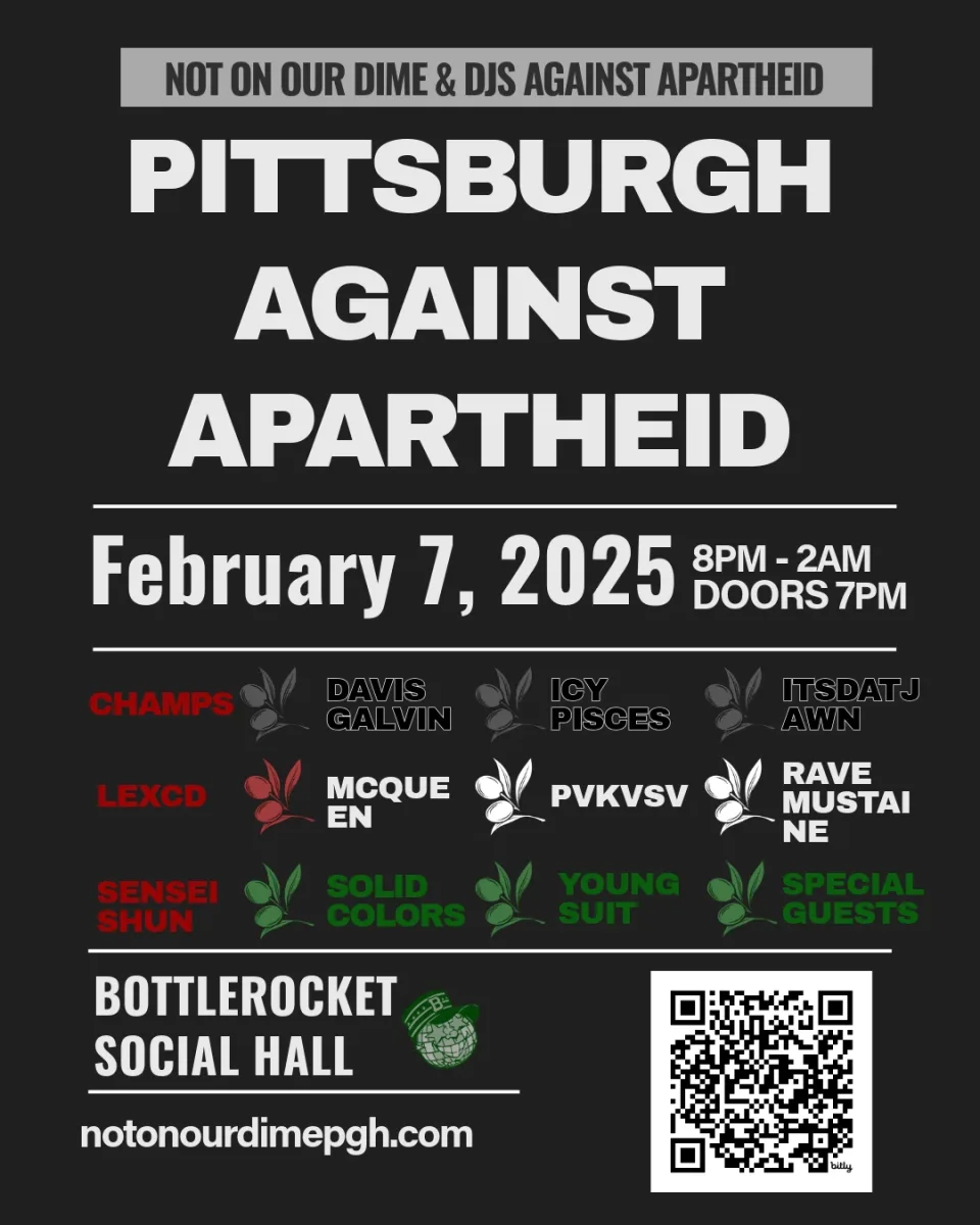 Pittsburgh Against Apartheid @ Bottlerocket Social Hall