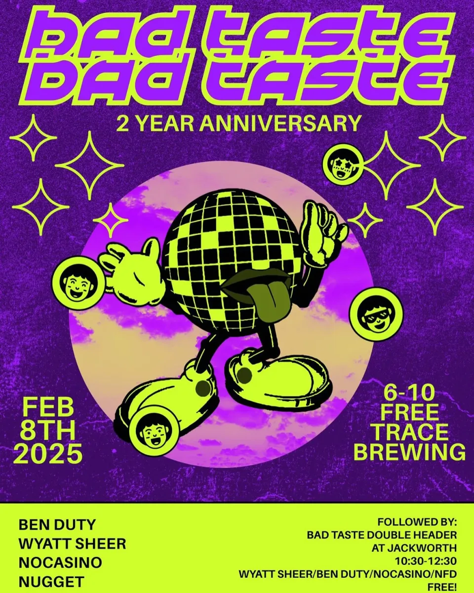 BAD TASTE 2 yr anny party @ Trace Brewing