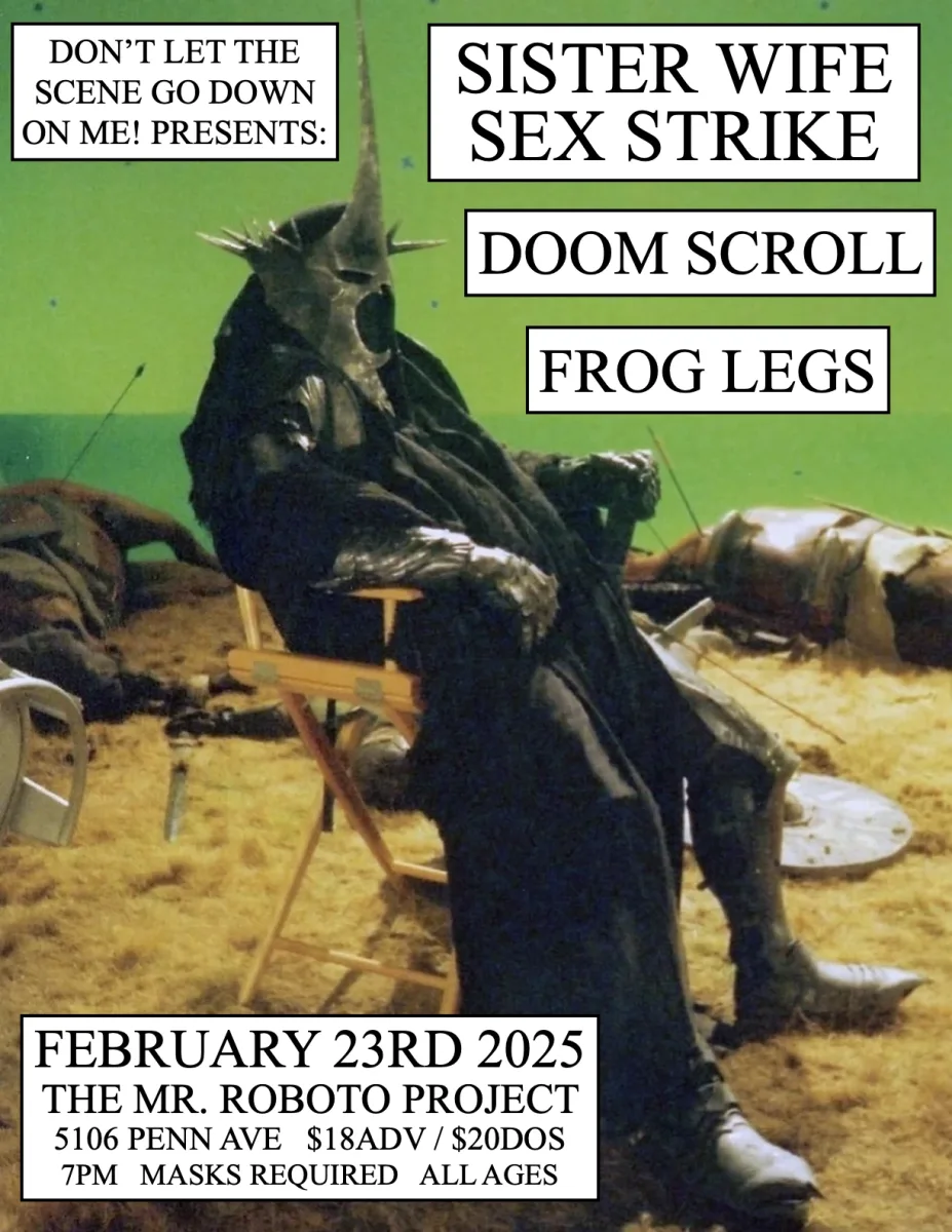 Sister Wife Sex Strike w/ Doom Scroll + Frog Legs @ Roboto Project