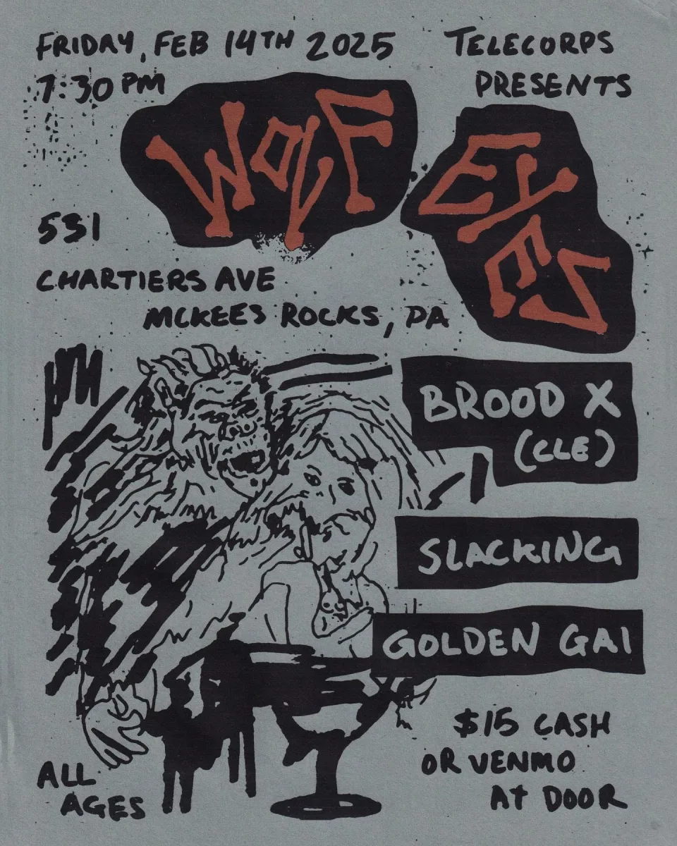 Wolf Eyes, Brood X, Slacking, Golden Gai @ 