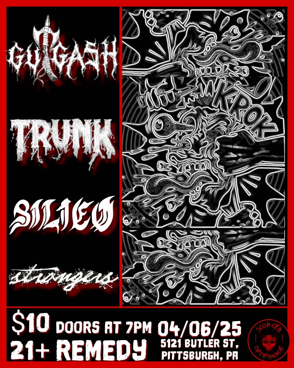 TRUNK, SILICO, GUTGASH, STRANGERS [HARDCORE DOOM/THRASH/HARDCORE] @ Remedy